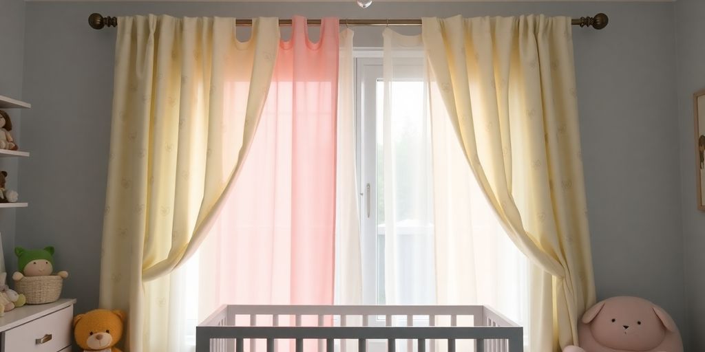 Como Escolher a Cortina para Quarto de Bebê Perfeita para o Seu Pequeno 10 Cortinas coloridas e fofas em quarto de bebê.